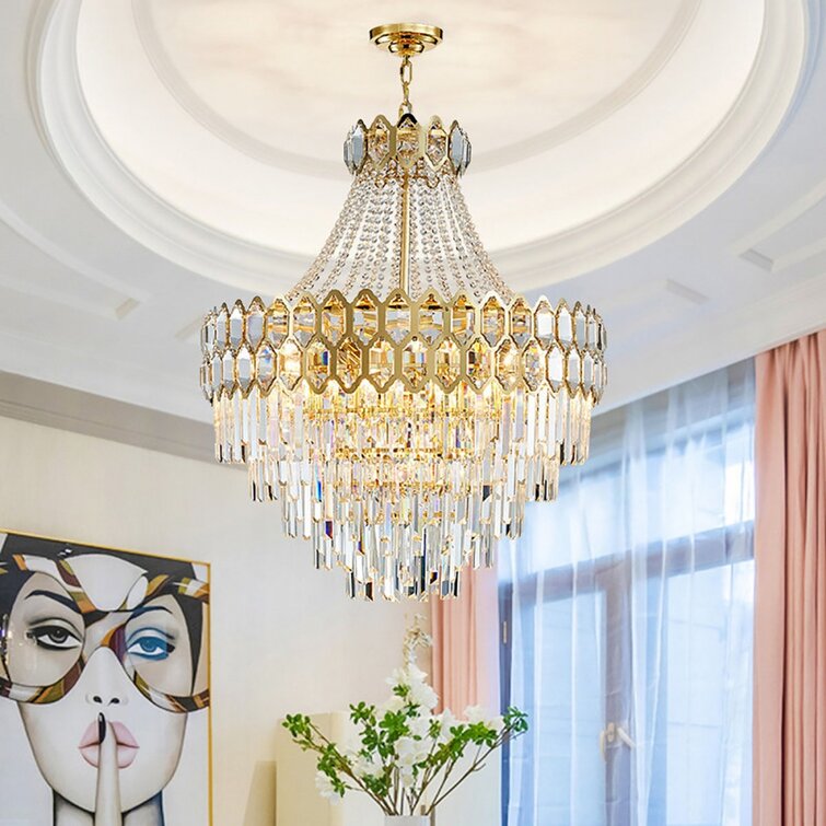 Crystal on sale chandelier wayfair